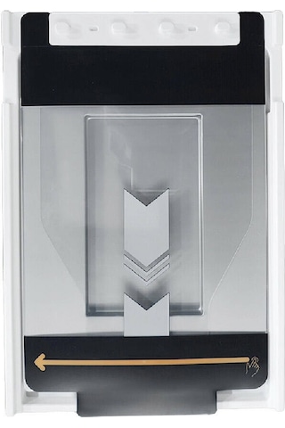 İpad 10.2 8.nesil Uyumlu Zore Kolay Uygulama Aparatlı Easy Cam Ekran Koruyucu-siyah