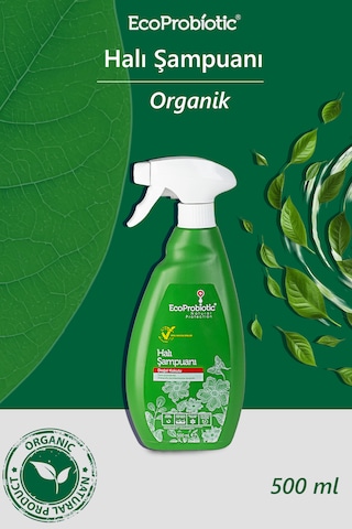 Organik Halı Temizleme Şampuanı 500 Ml -leke Ve Kir Temizleyici Tekli
