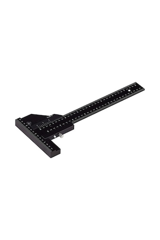 Dancemonkey T072 Ağaç İşleme Çok Fonksiyonlu Alüminyum Cetvel, T Tipi İmalat Cetveli Diğer