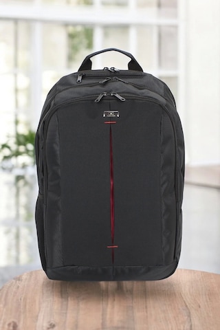 Siyah Basic 17,3 İnç Unisex Laptop Sırt Çantası Renkli Çok Renkli