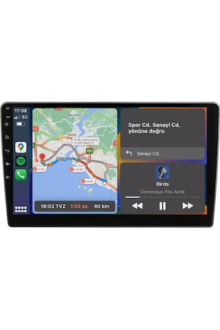 Peugeot 407 Android Multimedya Sistemi 2004-2008 Crv-4812xaa 9"