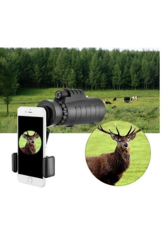 Lizer 40x60 Dürbün Teleskop + Telefon Tutucu + Gece Görüşü Pusula