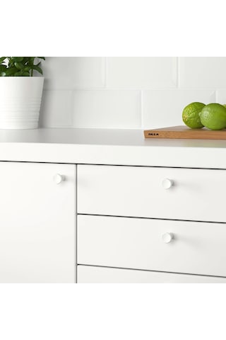 Ikea Gubbarp 2'li Mobilya Kulpu 21 Mm Beyaz