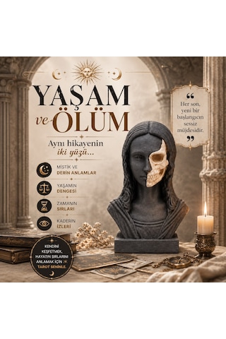 Yaşam Ve Ölüm 14cm Dekoratif Biblo 3d Baskı 15cm