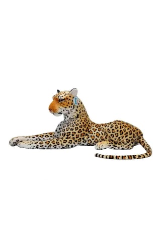 Leopar Peluş Oyuncak Açık Sarı