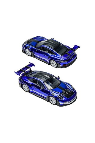 Timemicro Porsche 911 Gt3 Rs 992 San Marino Blue 1/64 Diecast Model Araba Mavi