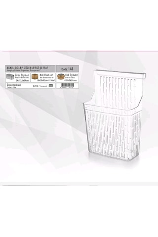 Askılı Dolap Düzenleyici / Hanging Cabinet Organizer Kahveregi