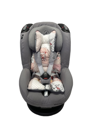 Ezh P1010 Puset ve Oto Koltuğu Minderi Gri-Pembe