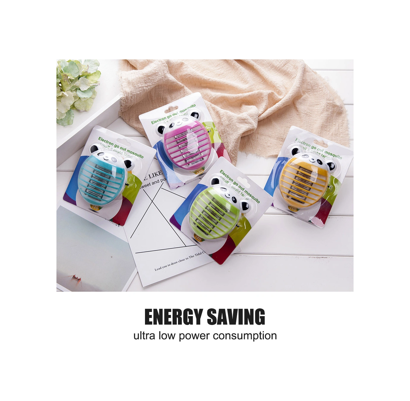 Geeksen Evcil Yeşil Mini Prizi Mosquito Öldürücü Led Işık, Gürültüsüz Akşam Lambası Ve Çevre Dostu Elektronik Sivrisinek Kovucu Avrupa Standardı