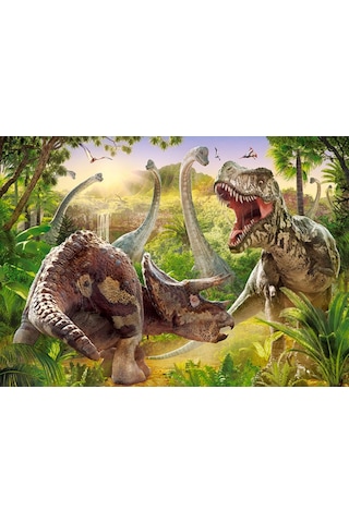 Castorland 180 Parça Dinazorların Savaşı Çocuk Puzzle