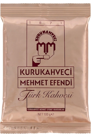 Kurukahveci Mehmet Efendi Türk Kahvesi 10 x 100 G + Espresso Çekirdek Kahve 1 KG