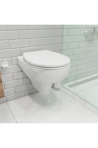 Vitra Arkitekt Open Rim Beyaz Asma Klozet 5959l003-0850, Vitra Gömme Rezervuar Set 768-1851 Beyaz