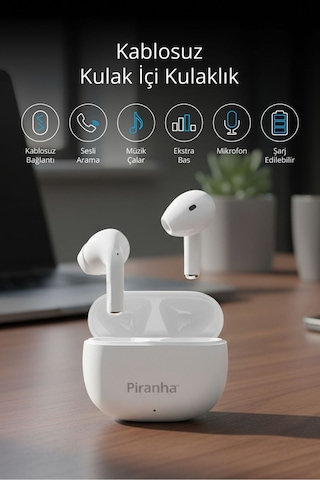 Piranha 9970 Bluetooth 5.0 Kulak İçi Kulaklık