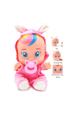 Mavi Beyaz Pembe Konuşan Et Bebek