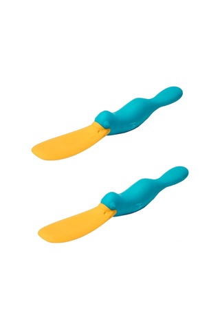 Kangvka Platypus Silikon Mutfak Spatula Seti 2 Adet - Yiyecek Dereceli Bpa'sız Güvenli Çeşitli Yemeklere Uygun