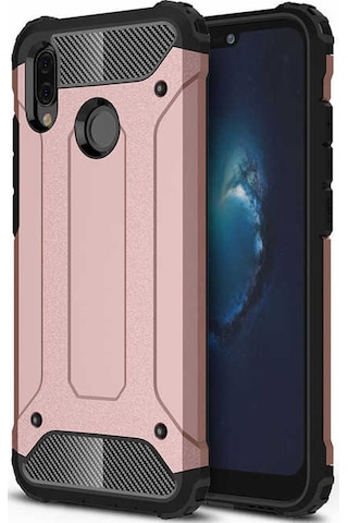 Huawei P20 Lite - Kilif Darbe Önleyici Zirh Tank Kapak