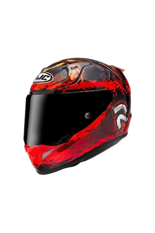 Hjc Rpha12 Diablo Blizzard MC1 Kapalı Motosiklet Kaskı Kırmızı Siyah