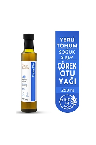 Onka Farma Çörekotu Yağı 250 ML Onka Farma Çörekotu Yağı 250 ML
