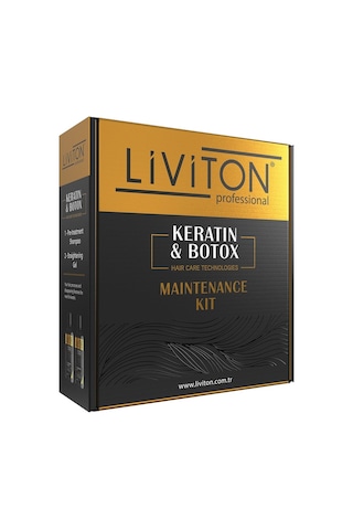 Liviton Professional Saç Düzleştirici ve Keratin Bakım Seti 500 ML