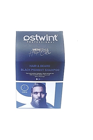 Ostwint Saç Sakal Bıyık Siyahlaştırıcı Şampuan 25Ml X10'Lu