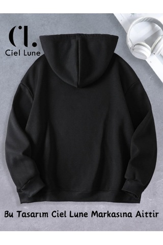 Nevermind Sevgili Çift Kombini All I Need Is U Baskılı Siyah Regular Unisex