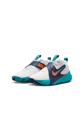 Nike Team Hustle D 12 Basketbol Ayakkabısı Hf6279-107 Beyaz - Mavi