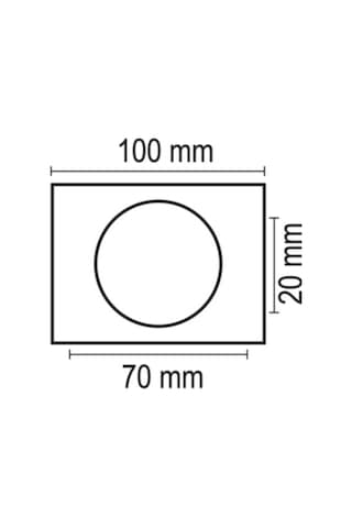 Mr16 Duy Cam Spot Aksesuar 70X100