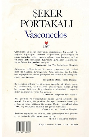 Şeker Portakalı - 40.Yıl Özel Baskı - Jose Mauro De Vasconcelos - Can Yayınları