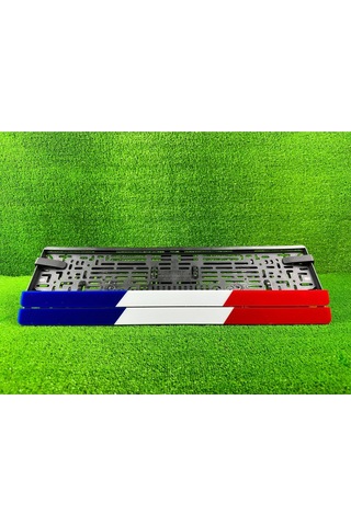 Plakam54 Fransa Renkleri 3d Pleksi Araba Plakalığı