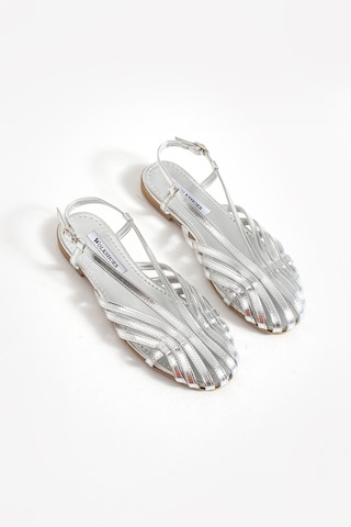 Wolk Shoes Asi Kadın Babet Trend Gümüş