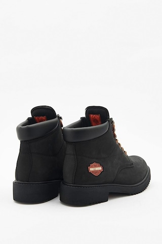 Harley Davidson 556 Mid Nubuk Erkek Bot 025m100225 Siyah