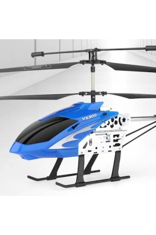 Uzaktan Kumandalı Şarjlı Ve Işıklı Elektrikli Rc Çocuk Helikopteri 50 Cm - Mavi