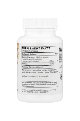 Takviye Thorne, Quercetin Complex, 60 Capsules