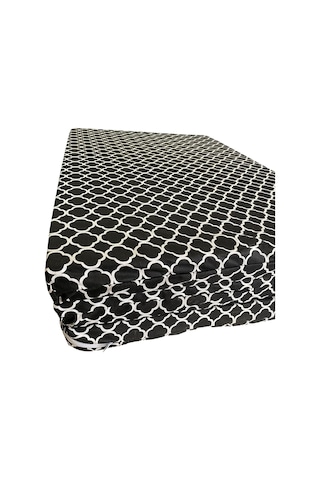 Viphomeconcept Tek Kişilik Katlanır Yer Yatağı Sünger Yatak Kara Çatı 80X180 Cm
