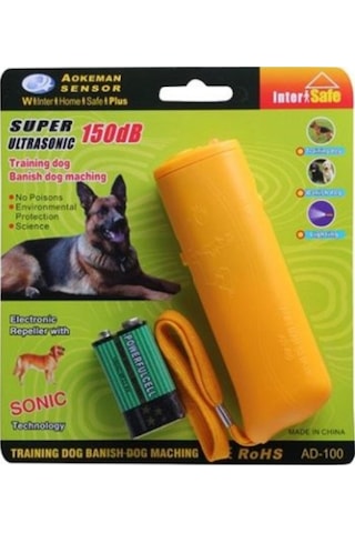 Aokeman AD-100 Ultrasonik 150 DB Uzun Menzilli Köpek Kovucu ve Eğitici Ses Cihazı