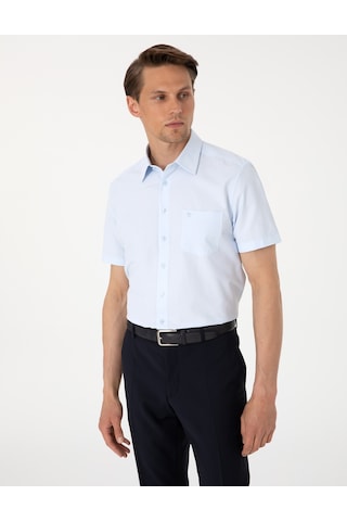 Pierre Cardin Erkek Açık Mavi Gömlek Kısa Kollu 50307003-vr003 Açik Mavi