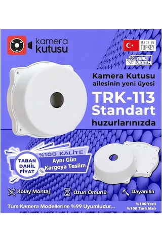 Standart Güvenlik Kamera Montaj Kutusu TRK-113 - 24Adet