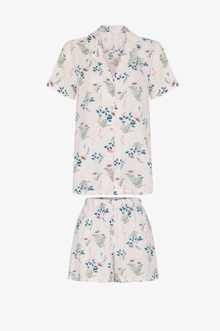 Penti Beyaz Petal Mist Gömlek Şort Pijama Takımı