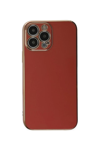 Newface - 605 - iPhone Uyumlu 14 Pro Max Kılıf Volet Silikon - Csmo-tex - - Kırmızı