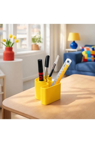 Modern Çalışma Masası Organizeri - 3d Yazıcı Tasarımı
