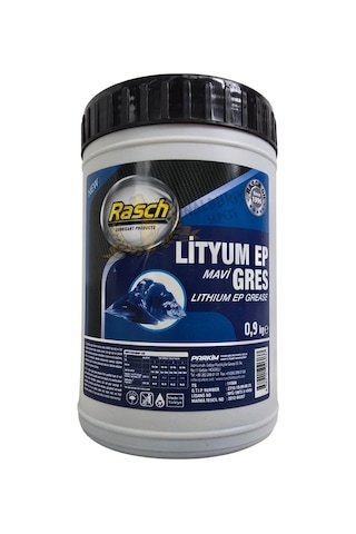 Rasch Lityumlu Yüksek Basınç EP2 Katı Gres Yağı Mavi - 0.9 KG