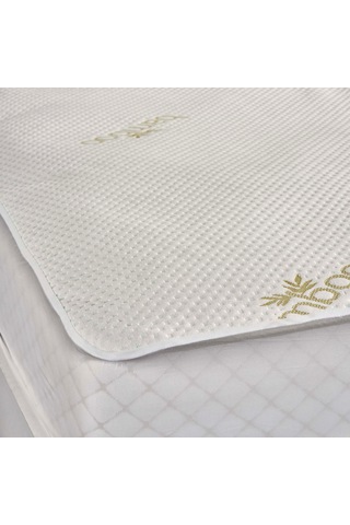 Linens Bambu S.Geçirmez 200X200 CM Yatak Alezi Beyaz