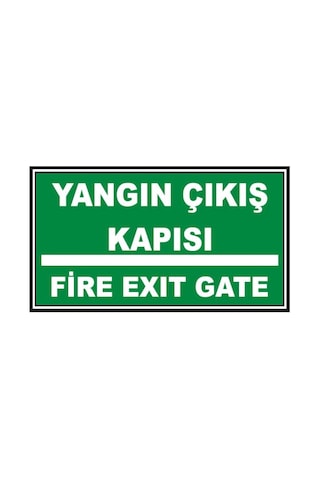 Fosforlu Yangın Çıkış Kapısı- Fire Exit Levhası - Fotolümenli (497721063)