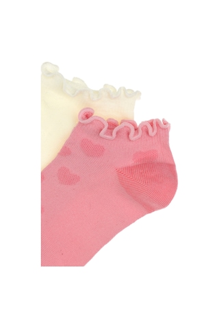 U.s. Polo Assn. Kız Çocuk Pembe Çorap Patik 50311329-vr041 Pembe