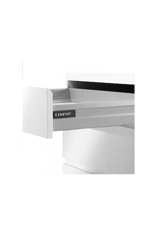 Smart Box 35 Cm Bordürsüz Gri Çekmece Rayı Alüminyum Smart Box 35 Cm Bordürsüz Gri Çekmece Rayı Alüminyum