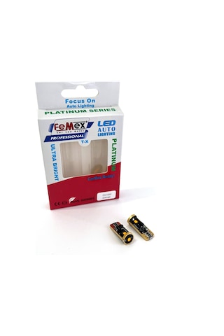 Femex Platinum Turuncu T10 3smd Osram Chipset Led Ampul Aktif Canbus