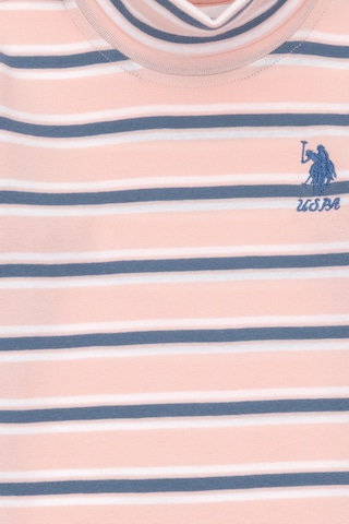 U.S. Polo Assn. Kız Çocuk Toz Pembe Balıkçı Yaka Sweatshirt 50296286-VR050