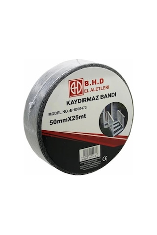 Buğz Kaydırmaz Siyah Bant 50 Mm X 25 Mt