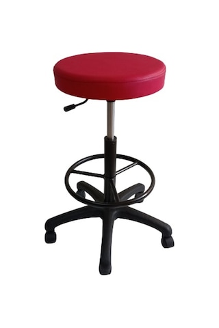 Elden Hidrolikli Tabure Plastik Ayaklı Çemberli