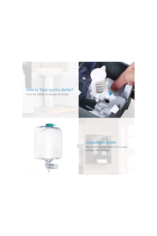 Chuangdıan-1000ml Duvara Monte Sabunluk Duş Jeli İş Halka Açık,şampanya Altın Diğer